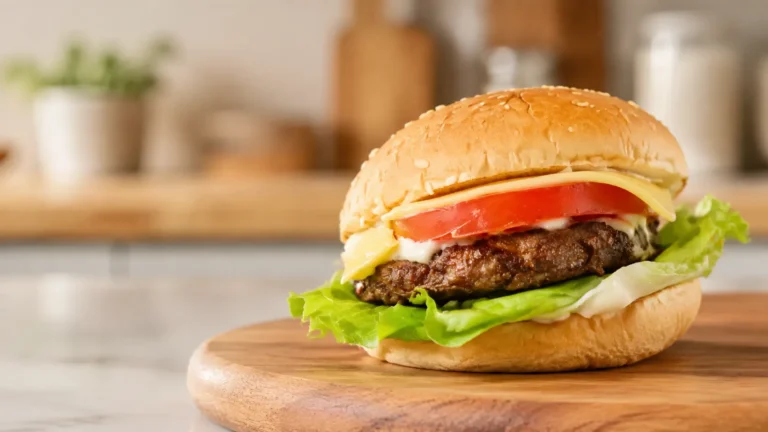 air fryer beefburgers